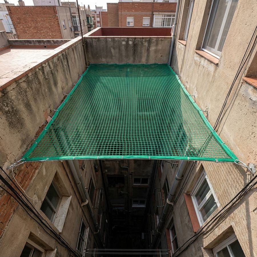 Duct Area Safety Nets material close-up